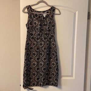 Milly floral print cotton/silk sheath dress, size 2